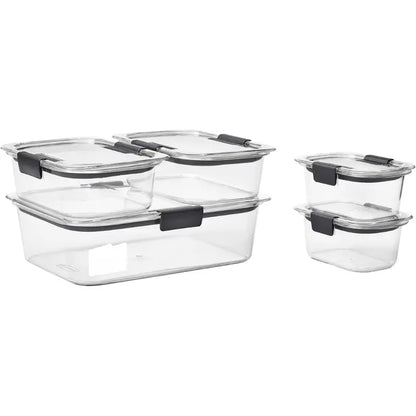 Airtight Meal Prep Containers with Secure Lids for Fresh Food Storage