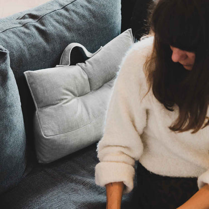 Coussin lombaire · LEANDRO Gris perle