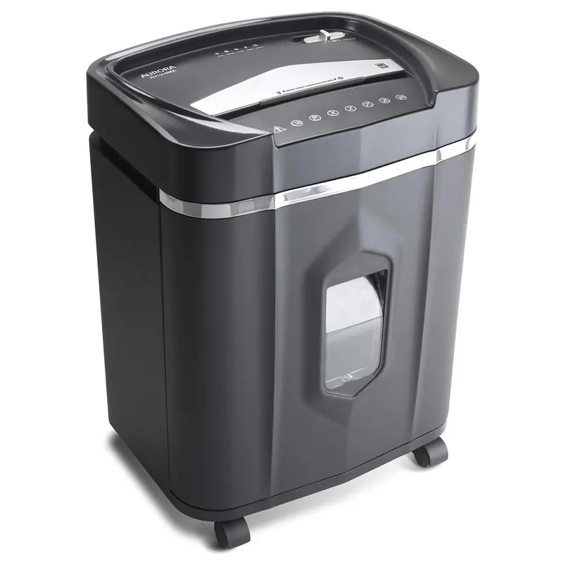 Aurora 12-Sheet Micro-Cut Paper/CD and Credit Card/ 60 Minutes Continuous Run Time Shredder