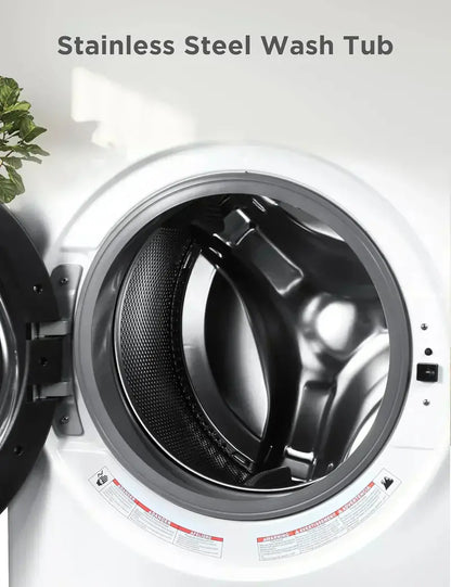 Compact Portable Washing Machine — 6.6 lb Capacity, 5 Wash Programs for Apartments & Small Spaces