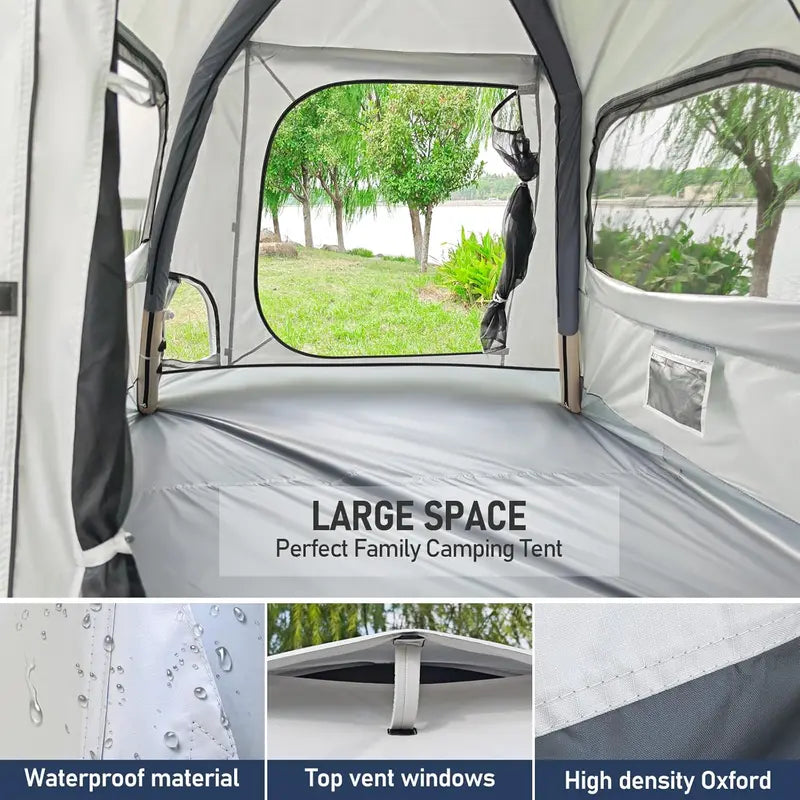 Automatic Inflatable Tent for 34 People  Waterproof Luxury Air Tent for Glamping & Adult Camping
