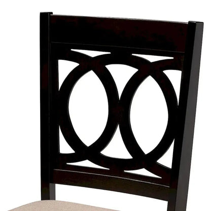 Contemporary 4-Piece Dining Chair Set  Sleek Modern Design