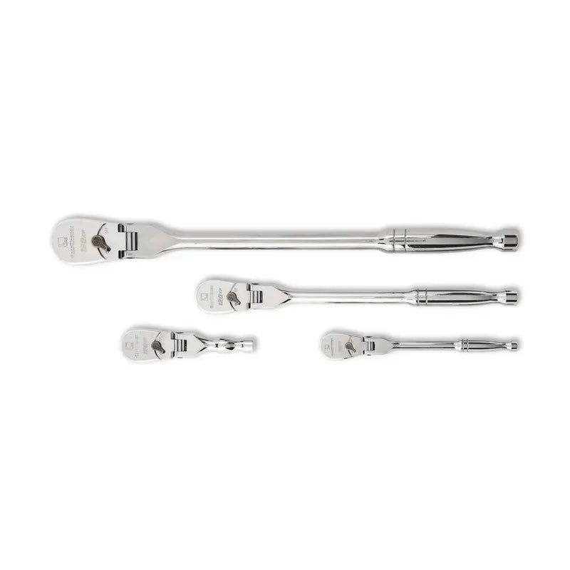 1/4″, 3/8″, 1/2″ Drive 120XP Flex Handle Ratchet Set  4-Piece