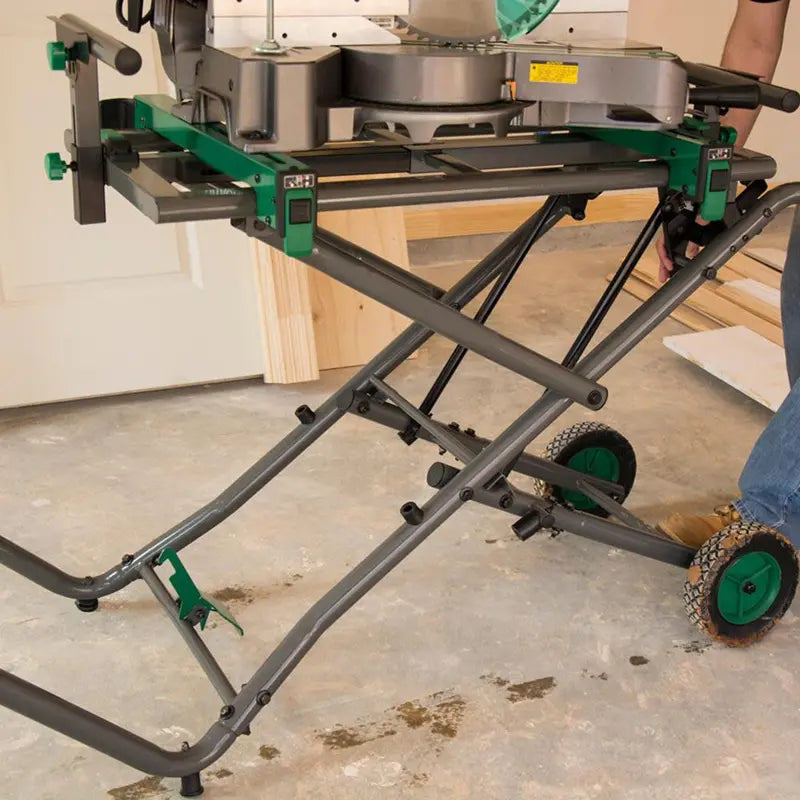Fold and Roll Miter Saw Stand