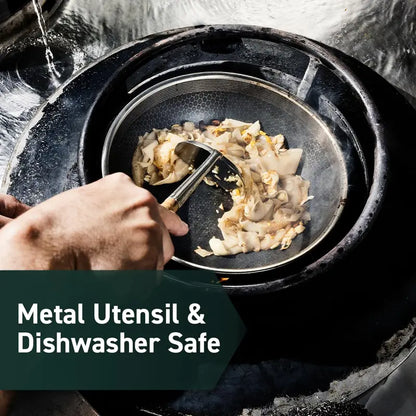 HexClad Hybrid Cookware Set  Dishwasher-Safe Nonstick Pans Compatible with All Stovetops
