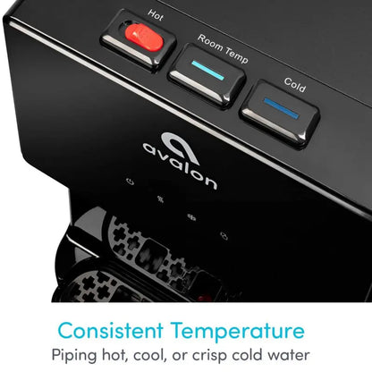 Avalon Bottom-Loading Water Cooler  Triple-Temperature Dispenser with BioGuard Antimicrobial Protection
