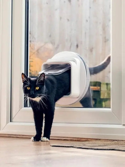 SureFlap Microchip Pet Door Connect, 6.75″x7″ Flap, No Hub Needed, Secure Pet Entry System