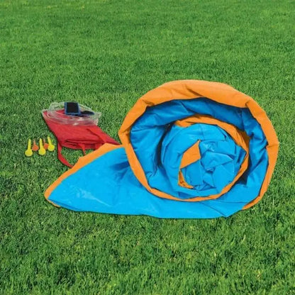 Banzai Pipeline Twist Inflatable Water Park  Kids’ Backyard Splash & Slide Set