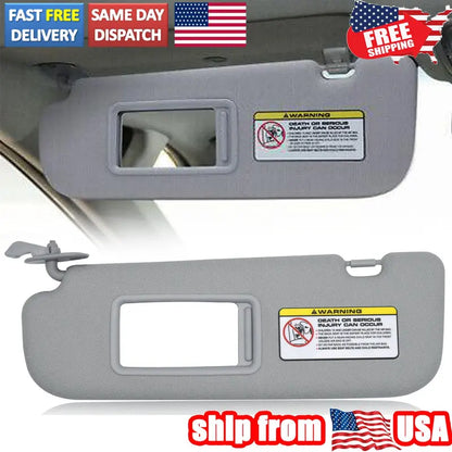 For Hyundai Elantra 2011 2012 2013 2014 2015 Driver Left Side Gray Sun Visor Makeup Mirror