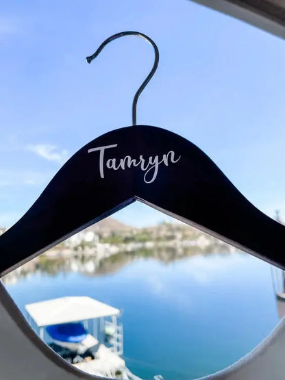 Custom Wooden Clothes Hangers for Wardrobe Organization