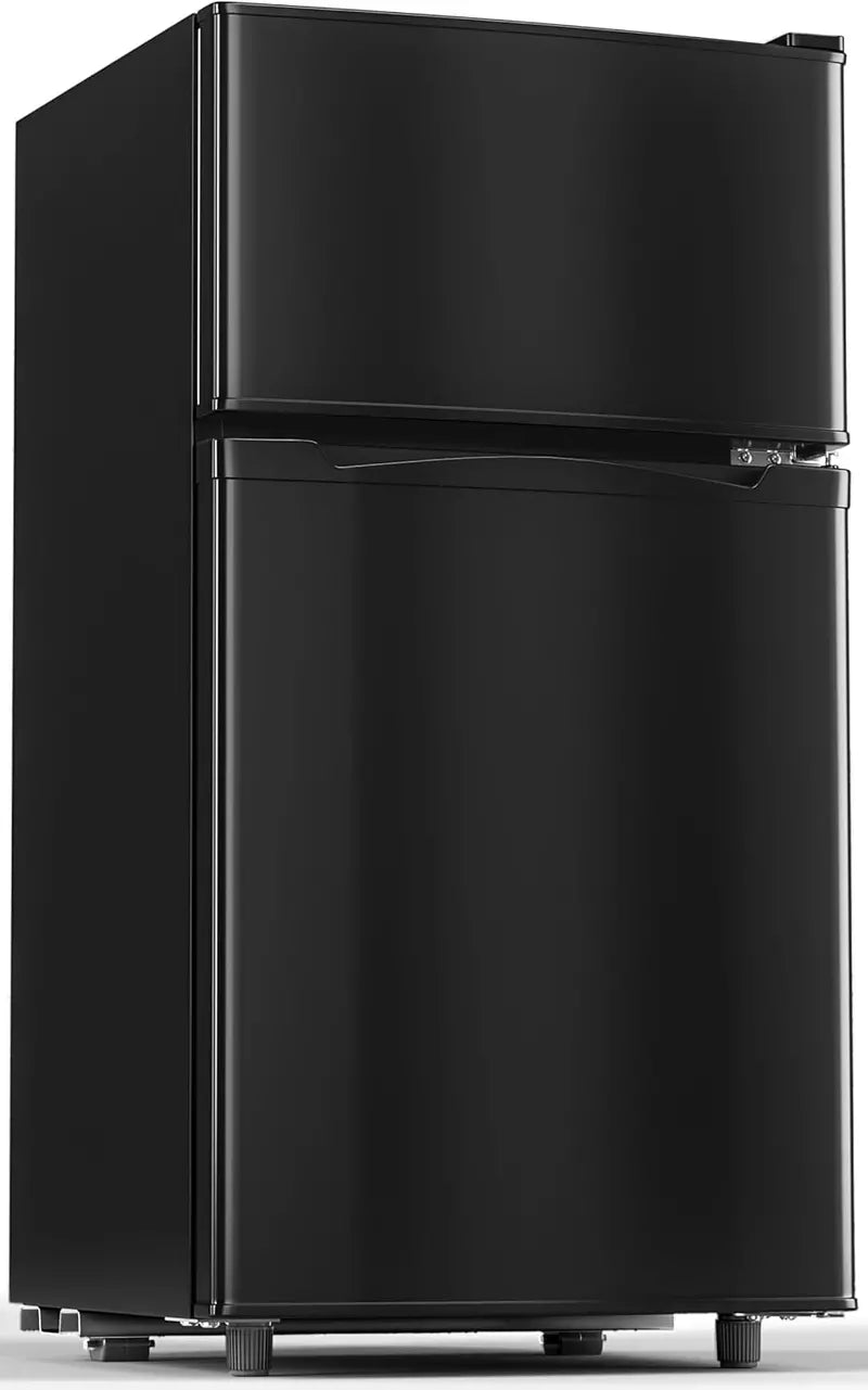 Manastin 4.5 cu. ft. Two-Door Mini Fridge  Office & Kitchen Compact Refrigerator