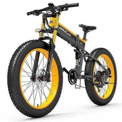 Lankeleisi XT750 Plus Fat Tire E-Bike  1000W Motor, 26″ Wheels, Dual Crown Fork & Foldable Frame