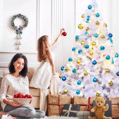 White Artificial Christmas Tree  Available in 6ft, 7.5ft, and 9ft Heights