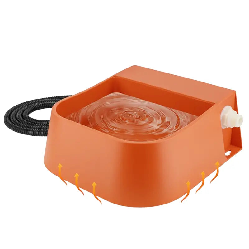 Corded Heated Water Bowl with LED Power Indicator for Pets