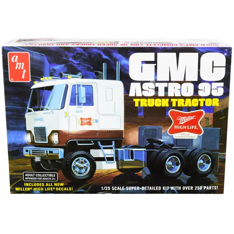 AMT 1230 GMC Astro 95 Semi Tractor Miller Beer