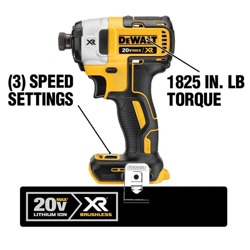 DEWALT 20V MAX XR Cordless Brushless Hammer Drill/Impact 2 Tool Combo Kit with (2) 20V 4.0Ah Batteries and Charger DCK299M2