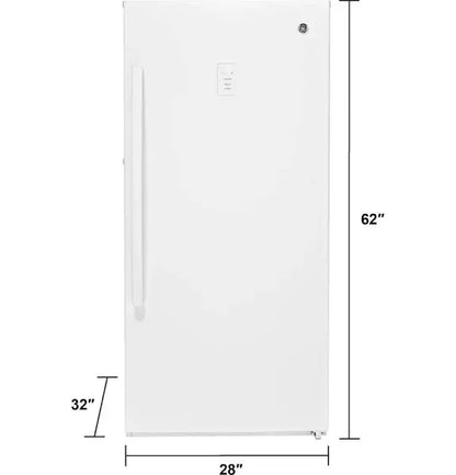 Frigidaire 14.1 Cu. Ft. Upright Freezer  Frost-Free White Model FUF14DLRWW