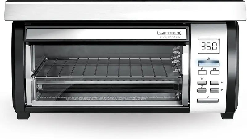 2025 Spacemaker Under-Counter Toaster Oven  Black & Stainless Steel Finish (Model TROS1000D)