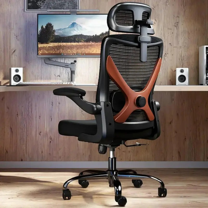 Ergonomic Gaming Desk and Chair Set with Lumbar Support and Adjustable Headrest