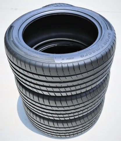 Set of 4 x 275/45R19 ZR 108W XL All-Season High-Performance Tires  Designed for 20082009 Acura MDX Base and 2008 Volkswagen Touareg TDI
