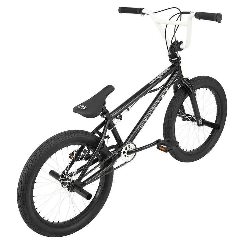 Mongoose Grid 180 BMX Freestyle Bike  20-Inch Single-Speed Ride for Riders of All Levels