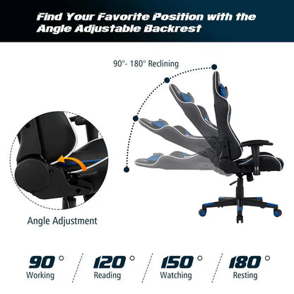 X-Frame Esports Desk and PVC Racing Chair Combo for Gamers