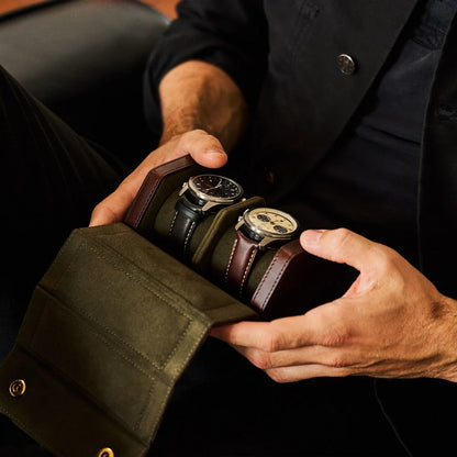 Double Watch Roll - Brown