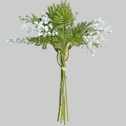 Acacia Silk Flower Stem  Delicate Faux Branch for Modern Home & Event Styling