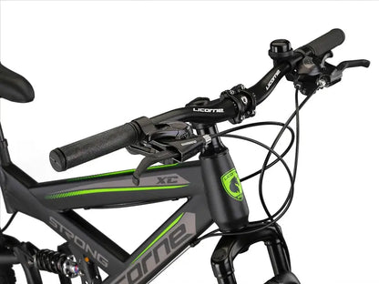 Licorne Bike Strong 2D Premium Hardtail Mountain Bike  Aluminum Frame, 21-Speed Drivetrain