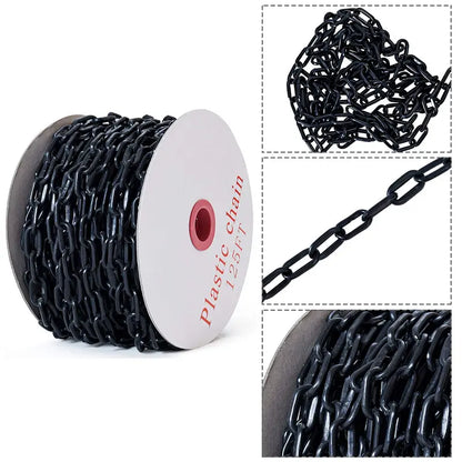 125-Foot Plastic Safety Chain Barrier for Crowd Control