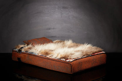 Lit pour chat « Inuit » orange automne