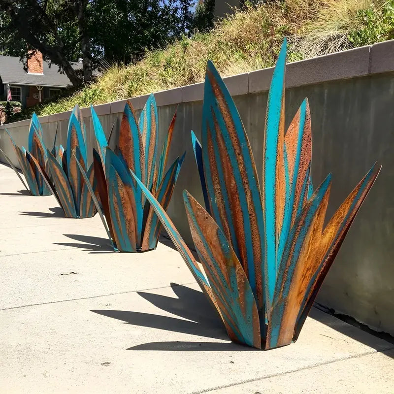 Eternal Agave Rust-Resistant Metal Sculpture  Indoor/Outdoor Art Piece