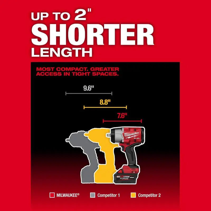 M18 FUEL 18V 1/2 in. Brushless Impact Wrench w/ FORGE 6.0 Ah Battery