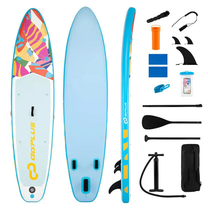 11-Foot Inflatable Stand-Up Paddle Board with Complete Accessory Kit