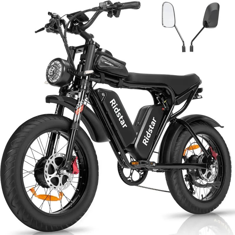 High-Speed 1000W2000W Adult Electric Bicycle  2537MPH Variable Output, Rugged Fat-Tire Design