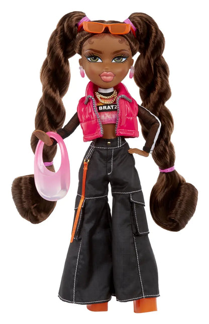 Bratz Alwayz Sasha Fashion Doll with 10 Accessories & Poster  Multicolor