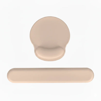 Tapis de souris ergonomique et coussin clavier 2-en-1