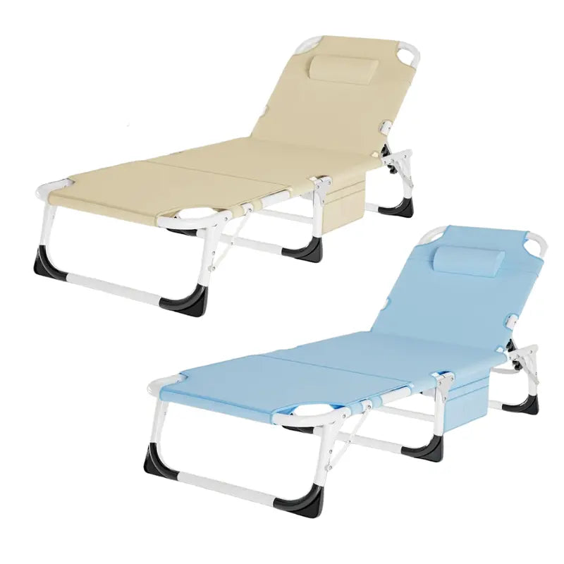 Extra-Strength Folding Cot with Removable Padded Mattress  Supports Up to 900 lbs
