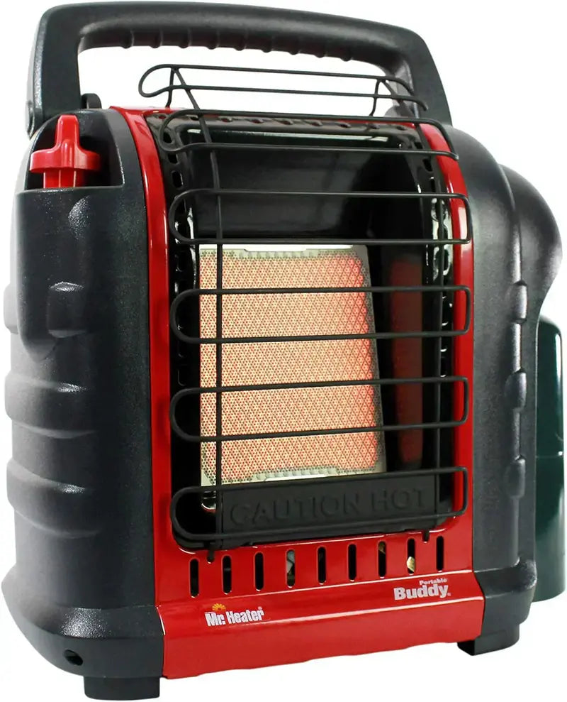 Compact Propane Radiant Heater: 40009000 BTU for Campers, Workshops, Patios & Outdoor Spaces