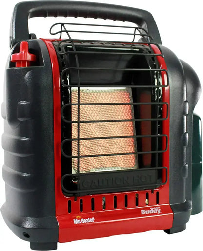 Compact Propane Radiant Heater: 40009000 BTU for Campers, Workshops, Patios & Outdoor Spaces