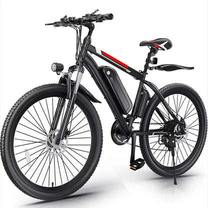 500W 26-Inch Adult Electric Bike with Cruise Control & LCD Display