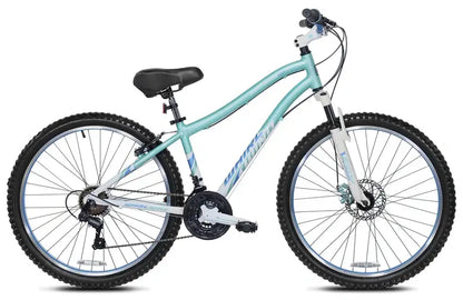 Genesis Whirlwind 26-Inch Teal Women’s Mountain Bike  Lightweight Aluminum Frame