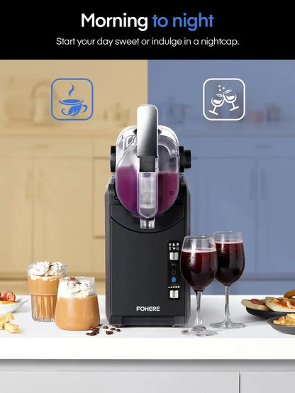 5-in-1 Slushie Maker  No-Ice Frozen Drink Machine with Self-Cleaning Function & 5 Preset Programs