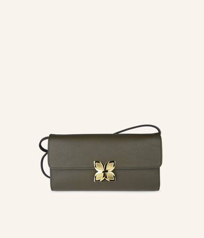 Hortensia Clutch | Vert Olive