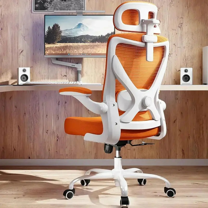 Ergonomic Gaming Desk and Chair Set with Lumbar Support and Adjustable Headrest