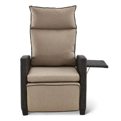 All-Weather Outdoor Recliner Chair  Weatherproof Construction for Patio or Deck Use