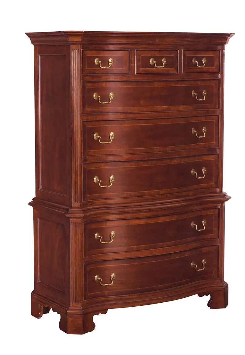 American Drew Cherry Grove Chest-on-Chest  Traditional Solid Wood Design