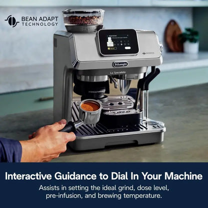 De’Longhi La Specialista Touch Espresso Machine  Integrated Grinder, Cold Brew & Iced Mode, 10 Presets, Italian Craftsmanship
