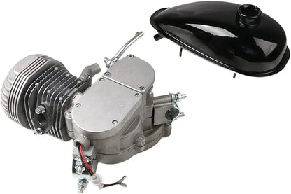 100cc 2-Stroke Bicycle Motor Kit  DIY Gas Engine Conversion Kit for Standard Bikes (Air-Cooled, Black)