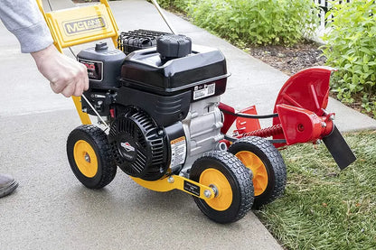 Heavy-Duty Gas Lawn Edger  3.5 HP Briggs & Stratton Engine, 7-Inch Dual-Wheel Design